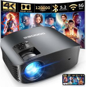 Wholesale ultra clear glass: GooDee Projector 4K with WiFi and Bluetooth Supported, FHD 1080P Mini Projector