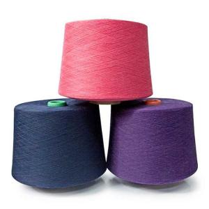 Wholesale spun polyester sewing thread: 100% Dyed Polyester Trilobal Bright Colored Spun Polyester Yarn for Sewing Thread