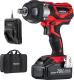 Maxmech NoCry 20V Cordless Impact Wrench Kit 300 Ft-lb 400 N.M Torque 1 2 Inch
