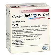 Wholesale test strips: Roche CoaguChek 48 XS PT/INR Test Strips Warfarin CoaguChek