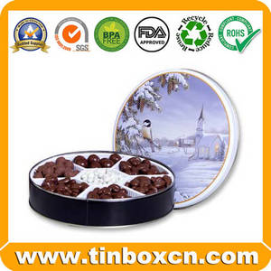 Wholesale food tin box: Chocolate Tin,Chocolate Box,Chocolate Can,Tin Food Box,