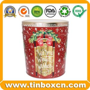 Wholesale containers: Chinese Factory 0.5/1/2/3.5/6.5 Gallon Metal Tin Container Popcorn Bucket