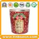 Chinese Factory 0.5/1/2/3.5/6.5 Gallon Metal Tin Container Popcorn Bucket