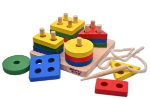 Wholesale blocks: Shape Sorter | Stacker | Lacing Toy