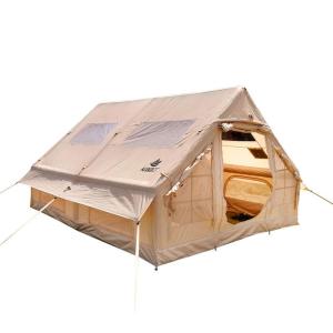 Wholesale water resistant: Glamping Tent with Air Column 4mx3m Inner Oxford Material 8-10people Water Resistance