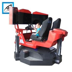 Wholesale amusement: Guangzhou Factory Amusement Park Rides 5d Car Driving Simulator 3 Screens Racing