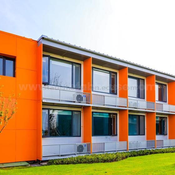 Quick Assembly Building ISO9001 Prefab House for Temporary School Waterproof Prefab House