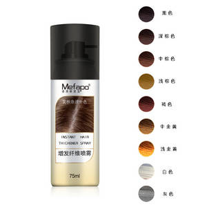 Wholesale brown fiber: Salon Use Hair Fiber Spray Hair Building Fiber Dark Brown