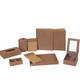 China Gold Supplier Top Quality Personalized Leather Hotel Desk Organizer Accessories Set
