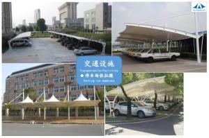 Wholesale parking lot: Parking Lot Facilities, Parking Shed, Membrane Structure, Car Supporting Products, Rich and Diverse,