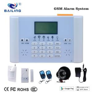 Wholesale alarm system: Home Security Burglar Alarm Systems APP Smart Control Supported Wireless WiFi GSM