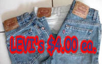 Levi's Strauss Jeans as low as $4.00 ea