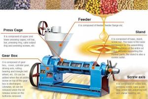 Wholesale cake filling machine: ABC Machinery Oil Press 6YL-160 Peanut Oil Press