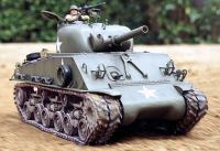 Tamiya 1/16 M4 Sherman 105mm Howitzer - Full Option RC Model Tank Kit