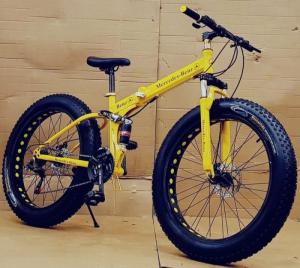 Wholesale fork: Yellow Foldable Cycle (Mercedes Benz) Fork Length: 29 Inch