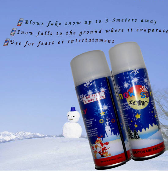 xmas snow spray