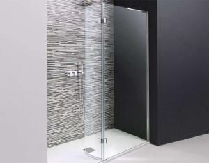 Wholesale floor hinge: Walk in Easy Access Shower Wall with Pivot Panel, AB 4517