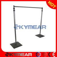 Wedding Event Supplies Portable Fabric Backdrop Decor Pipe And
