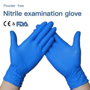Wholesale high quality: High Quality Powder Free Disposable Medical Nitrile Gloves for Examination