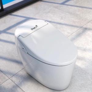 Wholesale siphonic: Modern Ceramic WC Korean Tankless Siphon Jet Flushing Intelligent Smart Toilet [ALB-R14890]