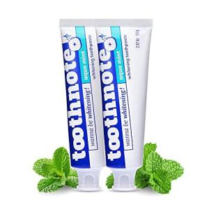 Wholesale pc: 2PC Whitening Toothpaste for Sensitive Teeth (3.52 Fl Oz) - Removes Coffee Stains, 99% Organic Ingre