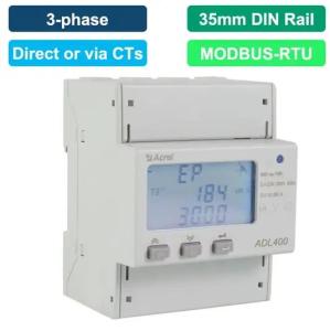 Wholesale digital clock: Acrel ADL400 Three-phase Din Rail Energy Meter