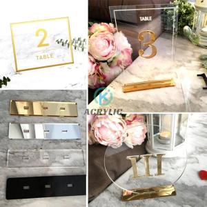 Wholesale wedding booth: Acrylic Wedding Table Sign