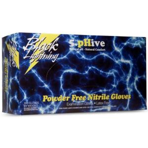 Wholesale resistent: Black Lightning Nitrile Gloves - XL Box (100 Gloves) - Tough, Chemical Resistant and Puncture Resist