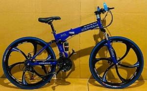Wholesale Sport Products: Blue BMW 6 Spokes Foldable 21 Gears Cycles