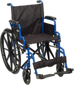 Wholesale cutting wheels: Stock for Drive Blue Streak Wheelchair with Flip Back Desk Arms, 16 in. Seat and Swing-Away Footrest