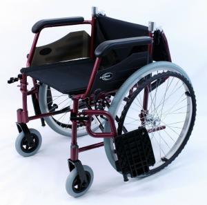 Wholesale Wheelchair: Stock for Karman Ultra Light Folding Wheelchair - LT-980 24 Lbs., 18 Inch Seat, Red