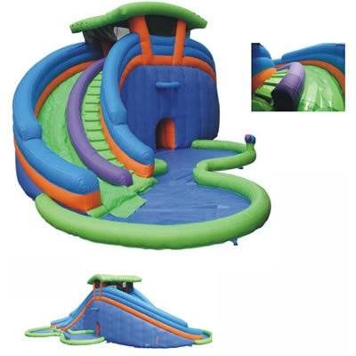 Inflatable Water Slide Water Park Pool Lazy River Kids Id 4010159
