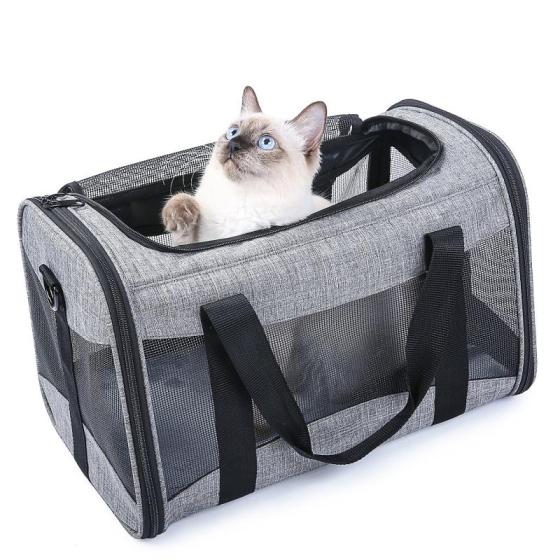 PET Travel Carrier Airline Approved PET Carrier for Medium & Small Dogs ...