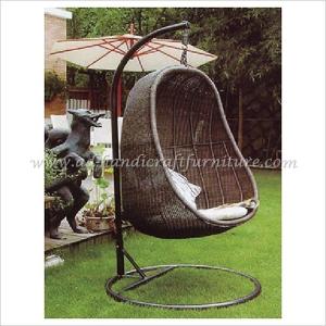 Wholesale wicker chair: Poly Rattan Swing Chair