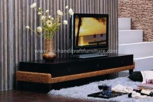 Wholesale water hyacinth furniture: Water Hyacinth TV Cabinet