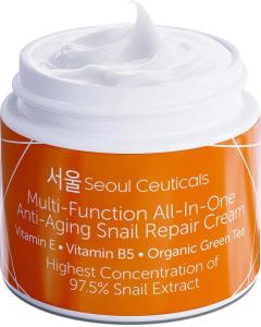Wholesale Face Cream & Lotion: SeoulCeuticals Korean Skin Care 97.5% Snail Mucin Moisturizer Cream - K Beauty Skincare Day & Night