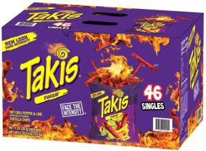 Wholesale make up set: Takis Fuego Rolled Spicy Tortilla Chips, Hot Chili Pepper Lime Flavored Hot Chips