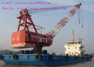 Wholesale diesel: Sell Used Floating Crane Lift Ship Crane Barge Crane