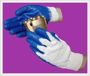 Wholesale Cotton Gloves & Mittens: Latex dipped cotton golve