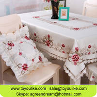 Sell Handmade Cutwork Floral Embroidered Dining Table Cloths...