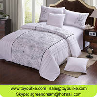 Sell Pure Cotton Bedding Set Embroidered Duvet Cover Set