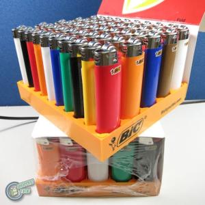 Wholesale full display: 24X Full Size Classic Big BIC Lighters Mix Color Multipurpose Outdoor