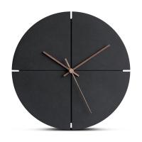 Sell Concise Design Round Wooden Wall Clock For Living Room