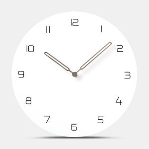 Wholesale watch: Decorative Wooden Circular Wall Clock Moistureproof Silent Hanging Watch European Creative MDF Wood