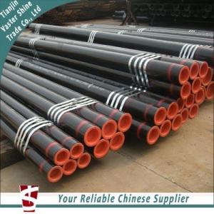 Wholesale plastic pipe machines: ASTM A106B Hot Rolled Black Painted Seamless Steel Pipe