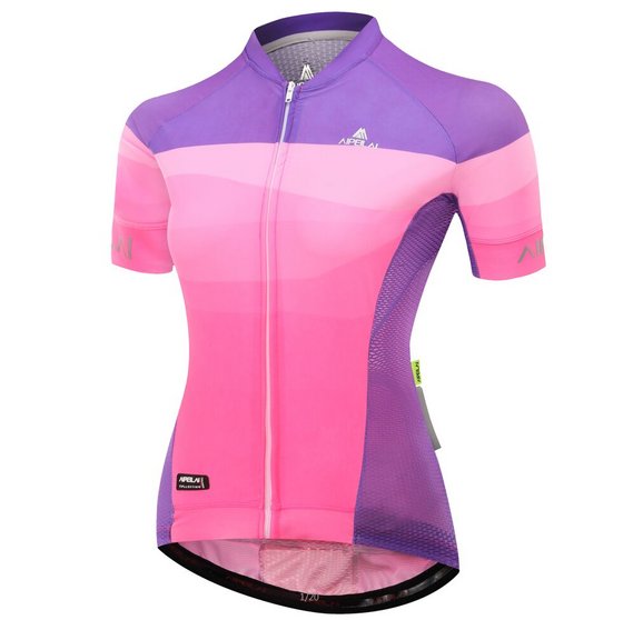 pink cycling jersey women's