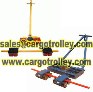 Wholesale cargo tricycle: Steerable Machinery Skates Suitable for Moving Heavy Loads