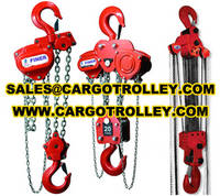 Chain Pulley Blocks Manual Instruction