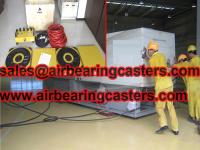 Air Bearing and Casters Details with Instruction