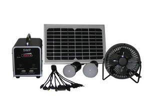 Wholesale off grid solar kits: 5W Solar Power System